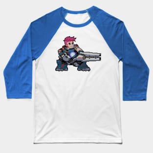 Overwatch - 16-Bit Zarya Baseball T-Shirt